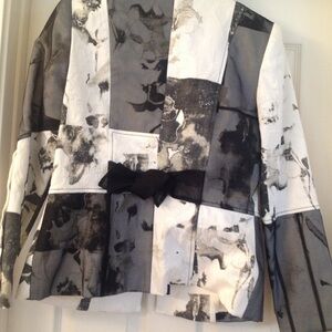 Credibility by Sheri drobnick Abstract Women's Blazer 10